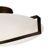 Searchlight SUNDIAL mennyezet lámpa fém, üveg, fekete, fehér, E27 - 73990-3BK