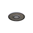 Searchlight Lumadisc mennyezeti lámpa fém, fekete, LED, 20W, 3410lm, 3000K - 80780-46BK