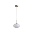 Searchlight Confetti függeszték fém, üveg, arany, fehér, LED, 9W, 699lm, 3000K - 80820-1GO