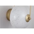 Searchlight Confetti fali lámpa fém, üveg, arany, fehér, LED, 9W, 699lm, 3000K - 80821-1GO