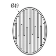 Searchlight Equalise  mennyezeti lámpa fém, fa, fekete, LED, 33W, 4965lm, 3000K - 80980-49BK