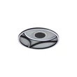 Searchlight Zendisc mennyezeti lámpa fém, fekete, LED, 20W, 3108lm, 3000K - 82100-39BK