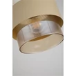 Searchlight Royal függeszték fém, üveg, homokszín, borostyán, E27, 60W - 82431-1SA