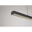 Searchlight Linear függeszték fém, fekete, LED, 13W, 4000lm, 2700K-4000K-6000K - 88520BK
