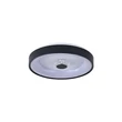 Searchlight Polka mennyezeti lámpa fém, műanyag, fekete, fehér, LED, 30W, 3793lm, 3000K - 89735-38BK
