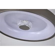 Searchlight Polka mennyezeti lámpa fém, műanyag, barna, fehér, LED, 30W, 3804lm, 3000K - 89735-38LT