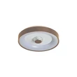 Searchlight Polka mennyezeti lámpa fém, műanyag, barna, fehér, LED, 30W, 3804lm, 3000K - 89735-38LT