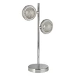 Searchlight Quartz asztali lámpa fém, üveg, króm, áttetsző, LED, 10W, 576lm, 4000K - EU28701-2CC