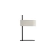 Searchlight Hessian asztali lámpa fém, szövet, fekete, fehér, E27, 60W - EU30501BK