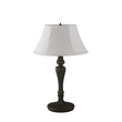 Searchlight Amy asztali lámpa fém, szövet, fekete, fehér, E27, 60W - EU46091WH