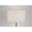 Searchlight Chelsea állólámpa fém, szövet, barna, fehér, E27, 60W - EU50502LT