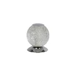 Searchlight Allure asztali lámpa fém, akril, króm, áttetsző, G9, 5W - EU51482CC