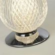Searchlight Allure asztali lámpa fém, akril, króm, áttetsző, G9, 5W - EU51482CC