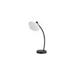 Searchlight Radiant asztali lámpa fém, szövet, fekete, fehér, E14, 40W - EU52852BK
