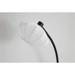 Searchlight Radiant asztali lámpa fém, szövet, fekete, fehér, E14, 40W - EU52852BK