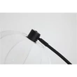 Searchlight Radiant állólámpa fém, szövet, fekete, fehér, E27, 60W - EU52853BK