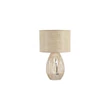 Searchlight Diane asztali lámpa üveg, rattan, pezsgő, barna, E27, 40W - EU54636CP