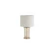 Searchlight Swizzle asztali lámpa fém, üveg, szövet, arany, pezsgő, fehér, E27, 40W - EU55623CP