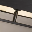 Searchlight Sleek asztali lámpa fém, szövet, bronz, fekete, E27, 60W - EU92101BK