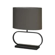 Searchlight Sleek asztali lámpa fém, szövet, bronz, szürke, E27, 60W - EU92101GY