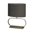 Searchlight Sleek asztali lámpa fém, szövet, bronz, szürke, E27, 60W - EU92102GY
