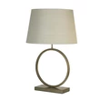 Searchlight Elegant asztali lámpa fém, szövet, bronz, bézs, E27, 60W - EU93102NA