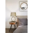 Searchlight Elegant asztali lámpa fém, szövet, bronz, bézs, E27, 60W - EU93102NA