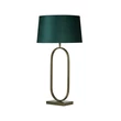Searchlight Modish asztali lámpa fém, szövet, bronz, zöld, E27, 60W - EU94102EM