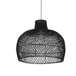Searchlight búra rattan, fekete, E14, E27 - SO701958