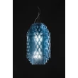 CHANTAL függeszték fém, Cristalflex, Lentiflex kék, E27 - CHNSM00BLU01T00E27EU