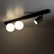 TK Lighting VOX mennyezet lámpa fém, üveg, fekete, fehér, GU10+G9 - TK-10001