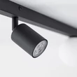 TK Lighting VOX mennyezet lámpa fém, üveg, fekete, fehér, GU10+G9 - TK-10001