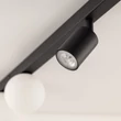 TK Lighting VOX mennyezet lámpa fém, üveg, fekete, fehér, GU10+G9 - TK-10002