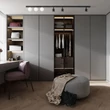 TK Lighting VOX mennyezet lámpa fém, üveg, fekete, fehér, GU10+G9 - TK-10003