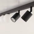 TK Lighting VOX mennyezet lámpa fém, üveg, fekete, fehér, GU10+G9 - TK-10003