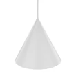 TK Lighting CONO függeszték fém, fehér, E27 - TK-10007