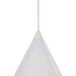 TK Lighting CONO függeszték fém, fehér, E27 - TK-10009