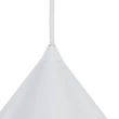 TK Lighting CONO függeszték fém, fehér, E27 - TK-10010