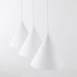 TK Lighting CONO függeszték fém, fehér, E27 - TK-10011