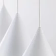 TK Lighting CONO függeszték fém, fehér, E27 - TK-10011