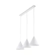 TK Lighting CONO függeszték fém, fehér, E27 - TK-10011