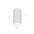 TK Lighting TUNE mennyezet lámpa fém, fekete, GU10 - TK-10022