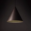 TK Lighting CONO függeszték fém, barna, E27 - TK-10038