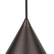 TK Lighting CONO függeszték fém, barna, E27 - TK-10038