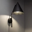 TK Lighting CONO fali lámpa fém, fekete, E27 - TK-10041