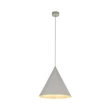 TK Lighting CONO függeszték fém, bézs, E27 - TK-10056