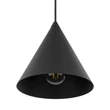 TK Lighting CONO függeszték fém, fekete, E27 - TK-10058