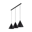 TK Lighting CONO függeszték fém, fekete, E27 - TK-10060