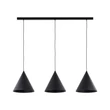 TK Lighting CONO függeszték fém, fekete, E27 - TK-10060