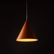 TK Lighting CONO függeszték fém, narancssárga, E27 - TK-10064